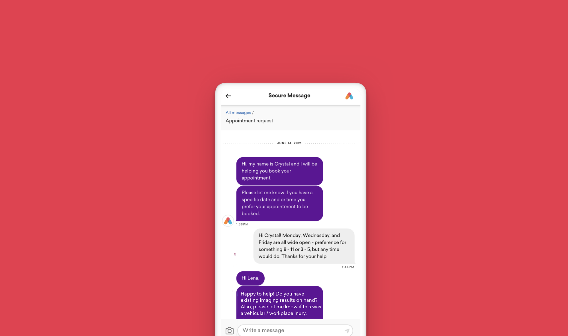 Booking flow updates for dependents and orthopedic appointments