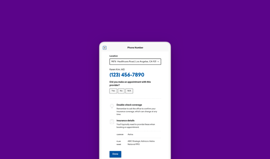 New! Phone call verification features