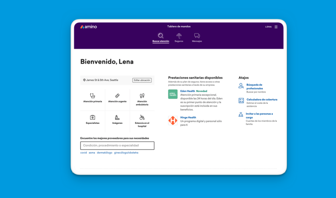 Amino now available in Spanish