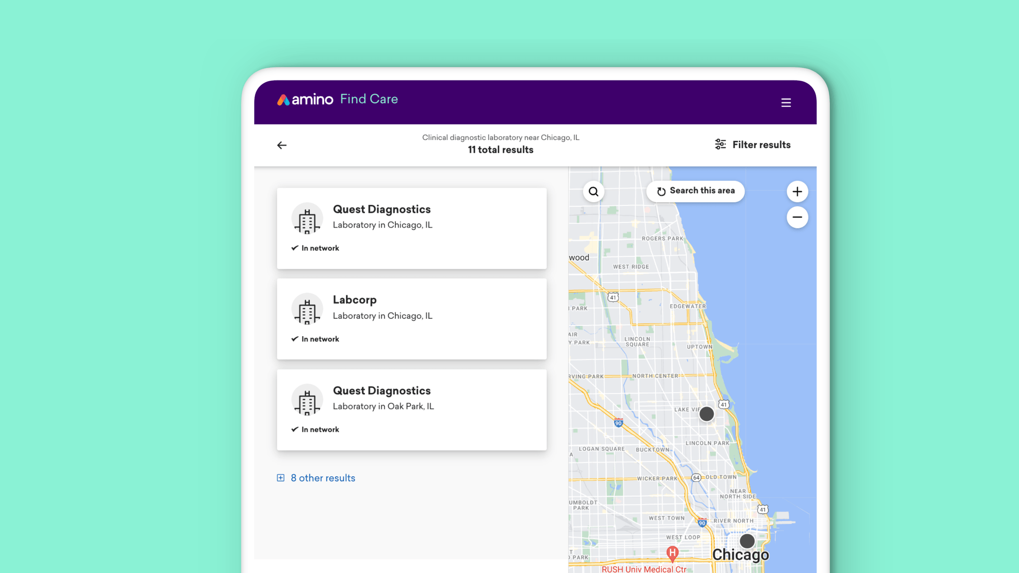 Freestanding labs now available in Amino