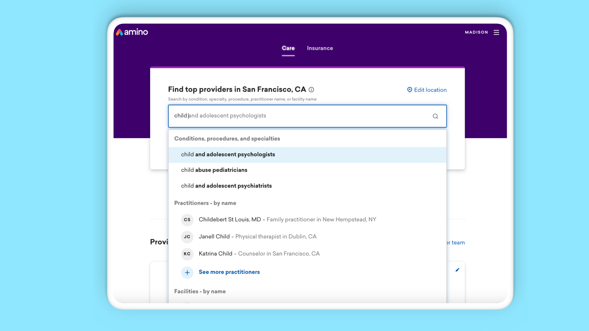 Amino adds 420k nurse practitioners and mental health providers